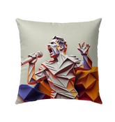 DJ Spin Outdoor Pillow