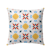 Radiant Diamond Sunset Outdoor Pillow