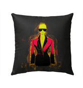 Fashionista's Delight Outdoor Throw Pillow - Beyond T-shirts