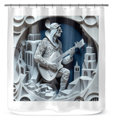 Tribal Tunes Shower Curtain