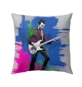 Sunset Geometry Outdoor Pillow