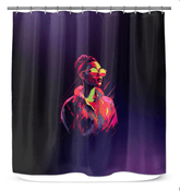 High-Fashion Dreams Shower Curtain - Beyond T-shirts
