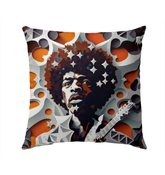 Singing Sparrows Outdoor Pillow