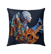 Fugue Flourish Outdoor Pillow