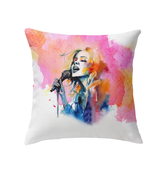 Lively Librarian's Literary Landscape Indoor Pillow