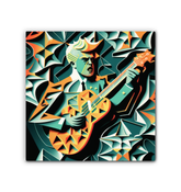 Melodious Muse Wrapped Canvas