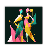 Chic Couture Abstract Expression Canvas - Beyond T-shirts