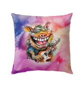 Joyful Juggler's Jubilant Journey Outdoor Pillow
