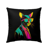 Purrfectly Cozy Outdoor Pillow - Beyond T-shirts