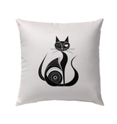 Mysterious Black Cat Moonlight Pillow