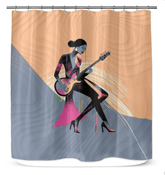 Artful Runway Moments Shower Curtain - Beyond T-shirts