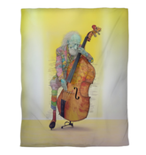 Colorful kaleidoscope pattern on Cosmic Floral Duvet Cover.