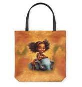 CB6 16 Basketweave Tote Bag Front View