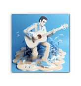 Ethereal Elegance Wrapped Canvas close-up detail