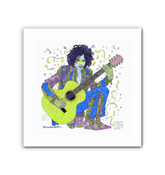 Close-up of vibrant tulip canvas wall art