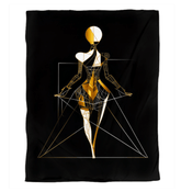 Edgy Geometric Fusion Duvet Cover - Beyond T-shirts