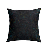 Elegant Whispers of Spring Pillow in a cozy indoor setting, enhancing home aesthetics.