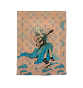 Petal Playground Comforter displaying vibrant floral design on a soft fabric, perfect for a cozy bedroom.