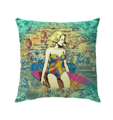 Surfing 1 23 Outdoor Pillow - Beyond T-shirts