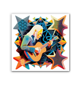 Tuneful Tunes Wrapped Canvas