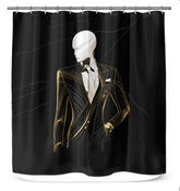 Couture Glamour Shower Curtain - Beyond T-shirts