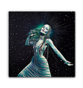 Decorative wrapped canvas with Meadow Melodies theme.