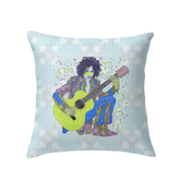 Elegant design of the Lily Pad Serenity Indoor Pillow.