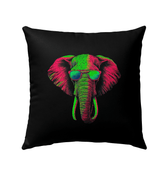 Elephant's Majesty Outdoor Pillow - Beyond T-shirts