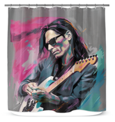 Spring Echo Minimalist Abstract Shower Curtain - Contemporary Design.