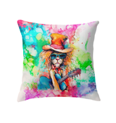 Vocalist’s Velvety Vignettes Pillow