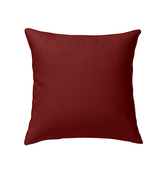 Vibrant Fiery Sunset Design on Soft Indoor Pillow"
