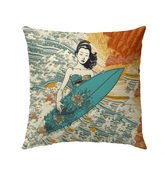Surfing 1 39 Outdoor Pillow - Beyond T-shirts