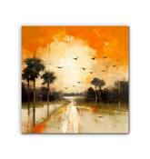 Autumn's Embrace Wrapped Canvas