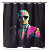 Vintage Vogue Revival Shower Curtain - Beyond T-shirts