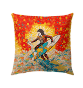 Surf's Up Outdoor Pillow Ride The Waves Of Comfort - Beyond T-shirts