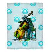 Floral design of Sun-kissed Garden Duvet Cover in a bright bedroom setting.