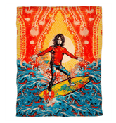 Sunset Surfing Dreams Duvet Cover Ensemble - Beyond T-shirts