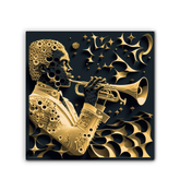 Pitched Peaks Wrapped Canvas