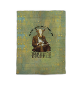 Close-up of guitar detail on comforter.