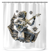 Tuneful Twilight Shower Curtain