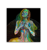 Vibrant Cherry Blossom Wrapped Canvas Artwork