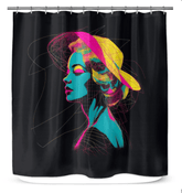 Fashion Fusion Art Shower Curtain - Beyond T-shirts