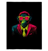 Cheeky Monkey Sherpa Blanket - Beyond T-shirts