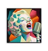 Blues Soul Wrapped Canvas