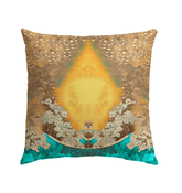 Wave's Embrace Outdoor Pillow - Beyond T-shirts