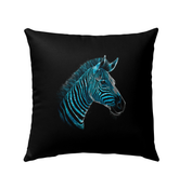 Playful Zebra Waterhole Cushion
