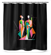 Canvas Couture Art Shower Curtain - Beyond T-shirts