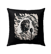 Lyric Leaf Outdoor Pillow