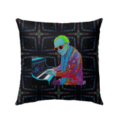 Hydrangea Haven outdoor pillow featuring elegant hydrangea print on weather-resistant fabric.