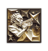 Musical Mandala Magic Wrapped Canvas